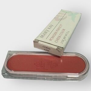 Mary Kay Powder Perfect Cheek Color .2oz Coral 6208 in Original Box HARD TO FIND